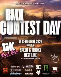 contest bmx 13 settembre 2026 TK Dirt & Co